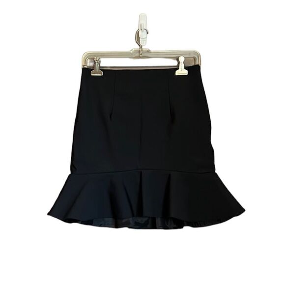 3 for $30! Kookaï black peplum skirt. Size 38 - Picture 6 of 9